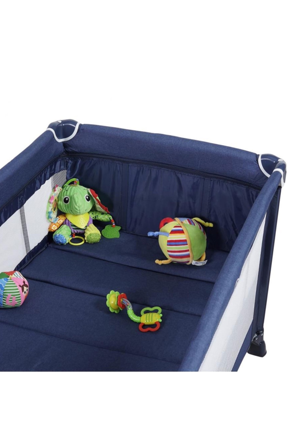 Prego 8035 Arizona Oyun Parkı Bebek Park Yatak 70x110 Lacivert fotoğrafı 3 (önizleme)