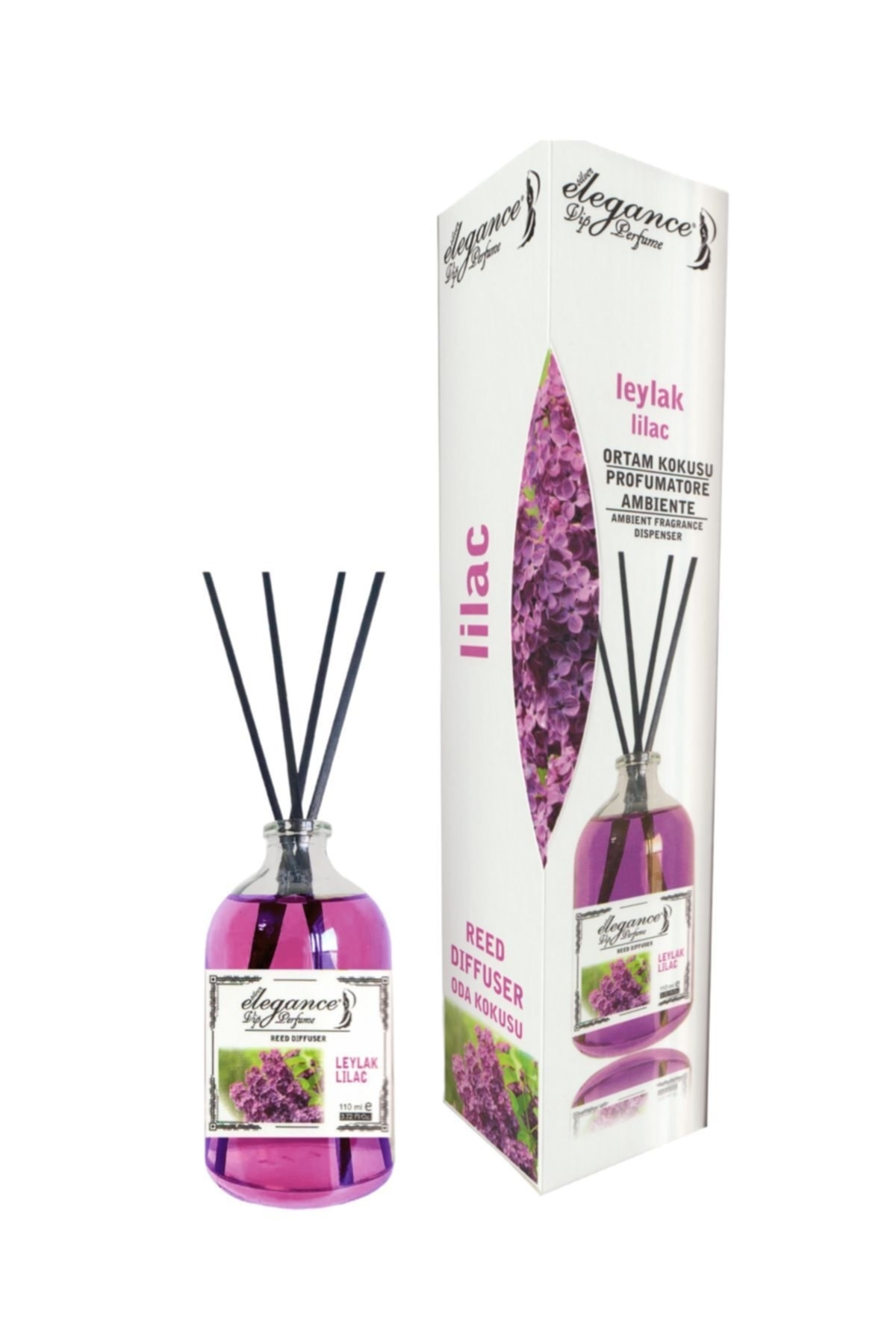 Leylak Reed Diffuser Bambu Çubuklu Oda Kokusu 110 ml
