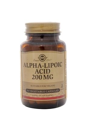 Alpha Lipoic Acid 200 Mg 50 Kapsül 8699653659641