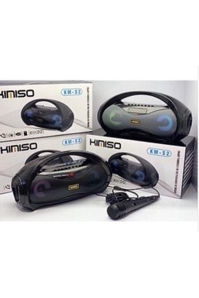Mikrofonlu Bluetooth 5.0 Speaker Işıklı Karaoke Hoparlör Kimiso Km-s2 DNC8203013154621
