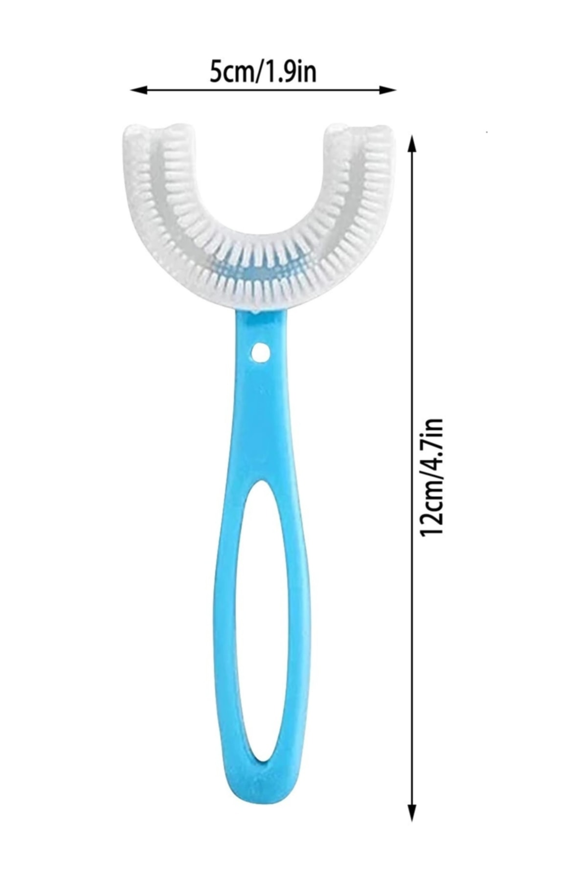 Mas Lord U Şekli Bebek Diş Fırçası Mavi Renk 4 Adet(6-12 Yaş) fotoğrafı 5 (önizleme)