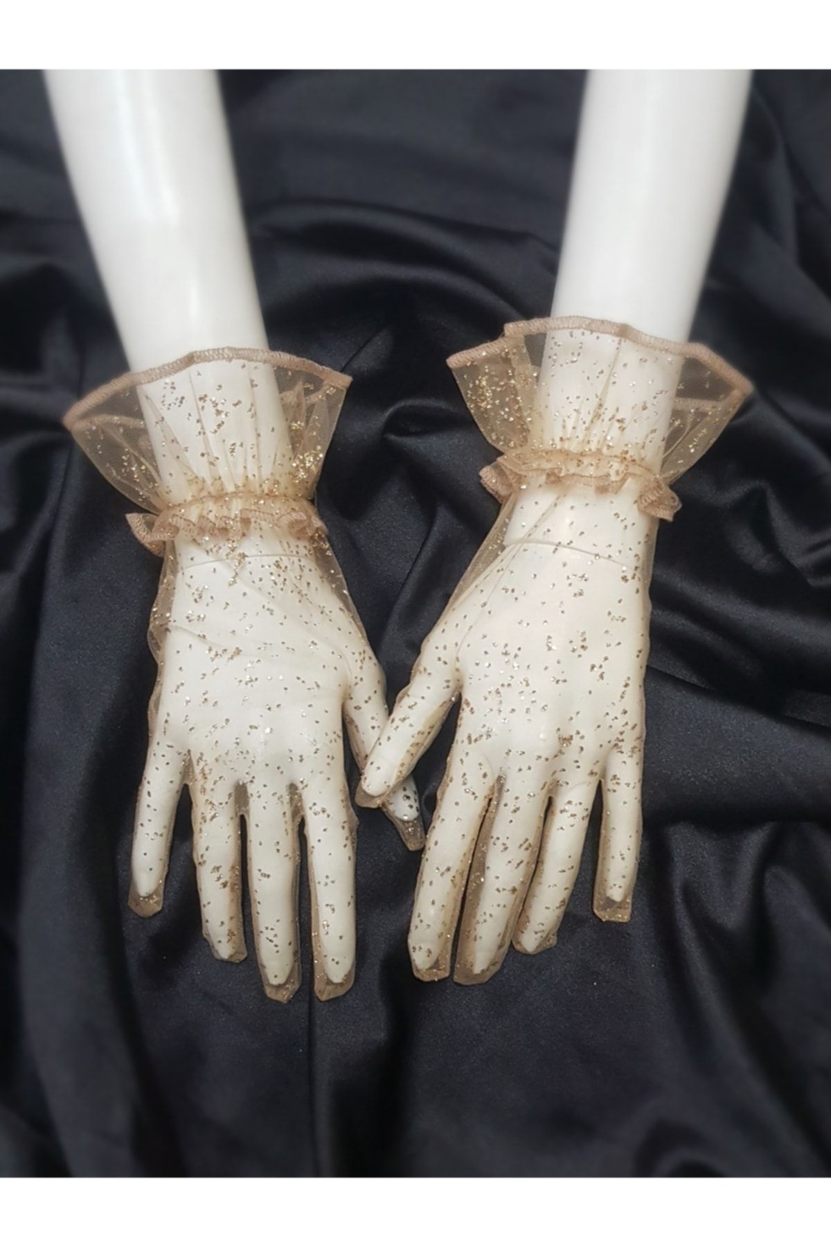 Gold formal 2025 gloves