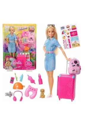 Barbie Seyahatte Köpeği Ve Aksesuarları - Fwv25 KKR7674535503070