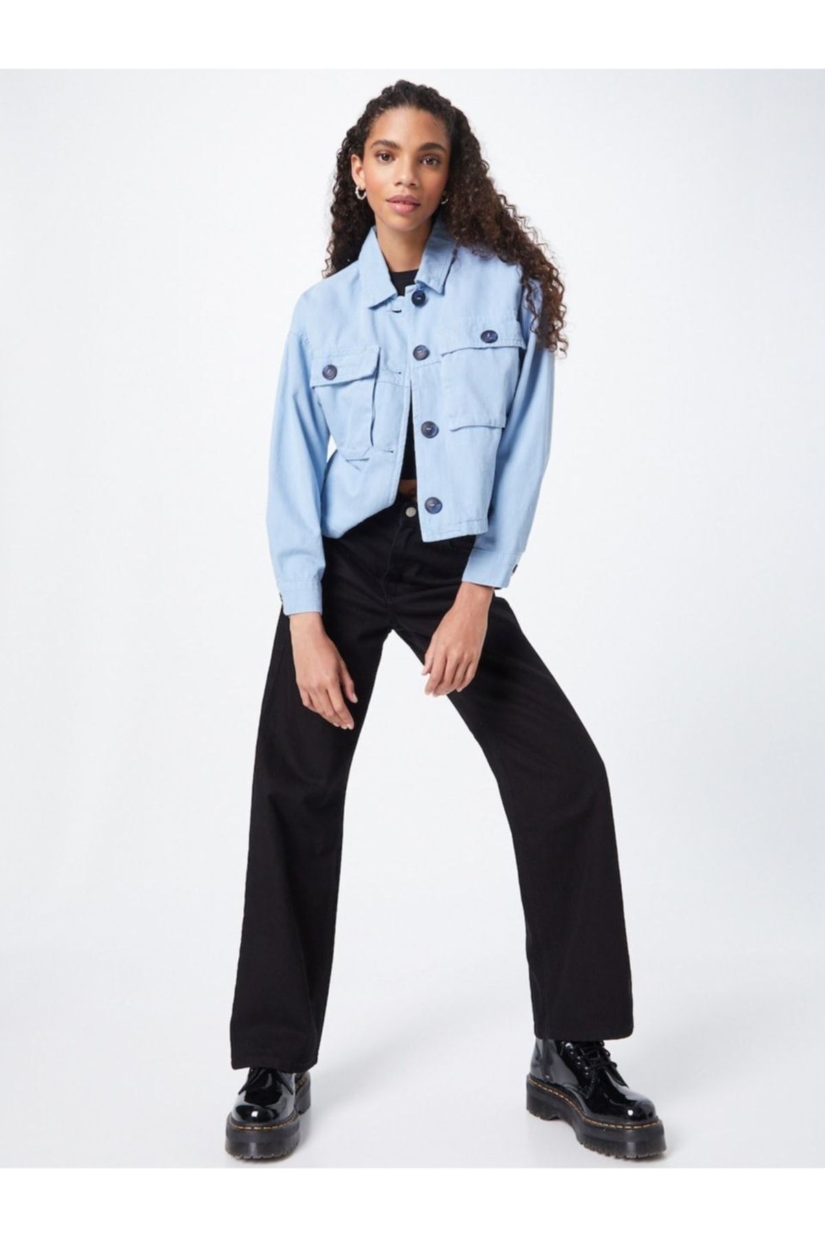 Denim jacket deals women light blue