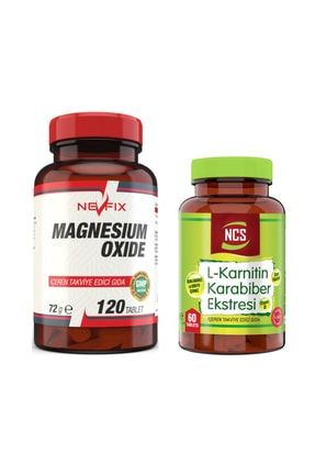 Magnezyum 250 Mg 120 Tablet + Ncs L-karnitin Karabiber 60 Tablet 503060712