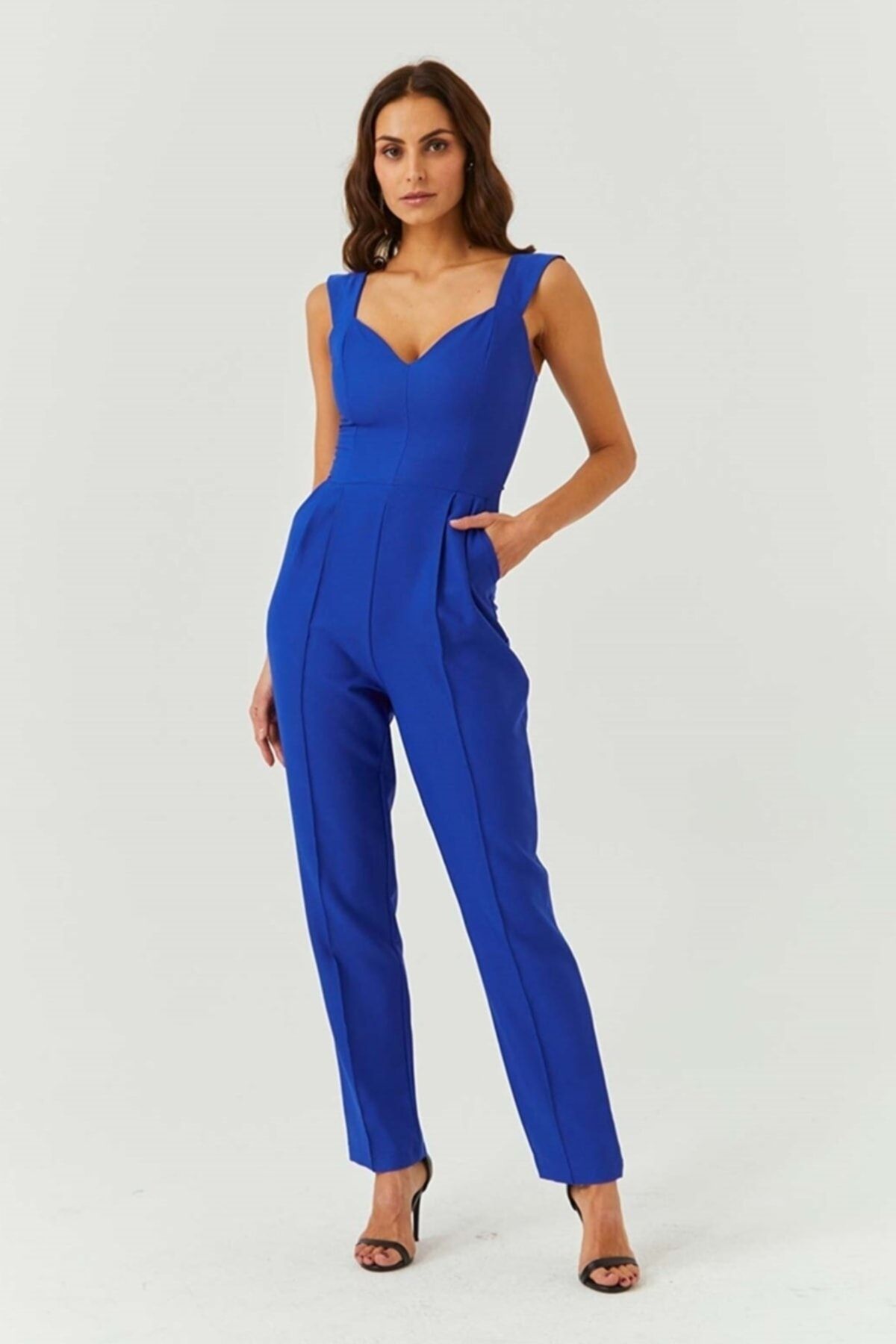 Blue jump suits discount