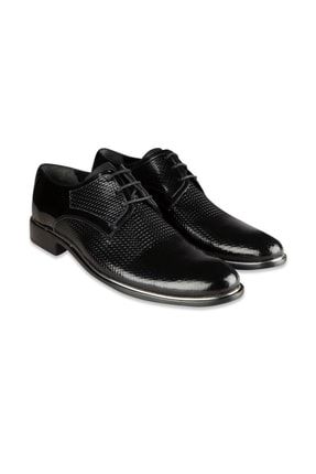 Siyah Rugan Deri Klasik Ayakkabı 0512