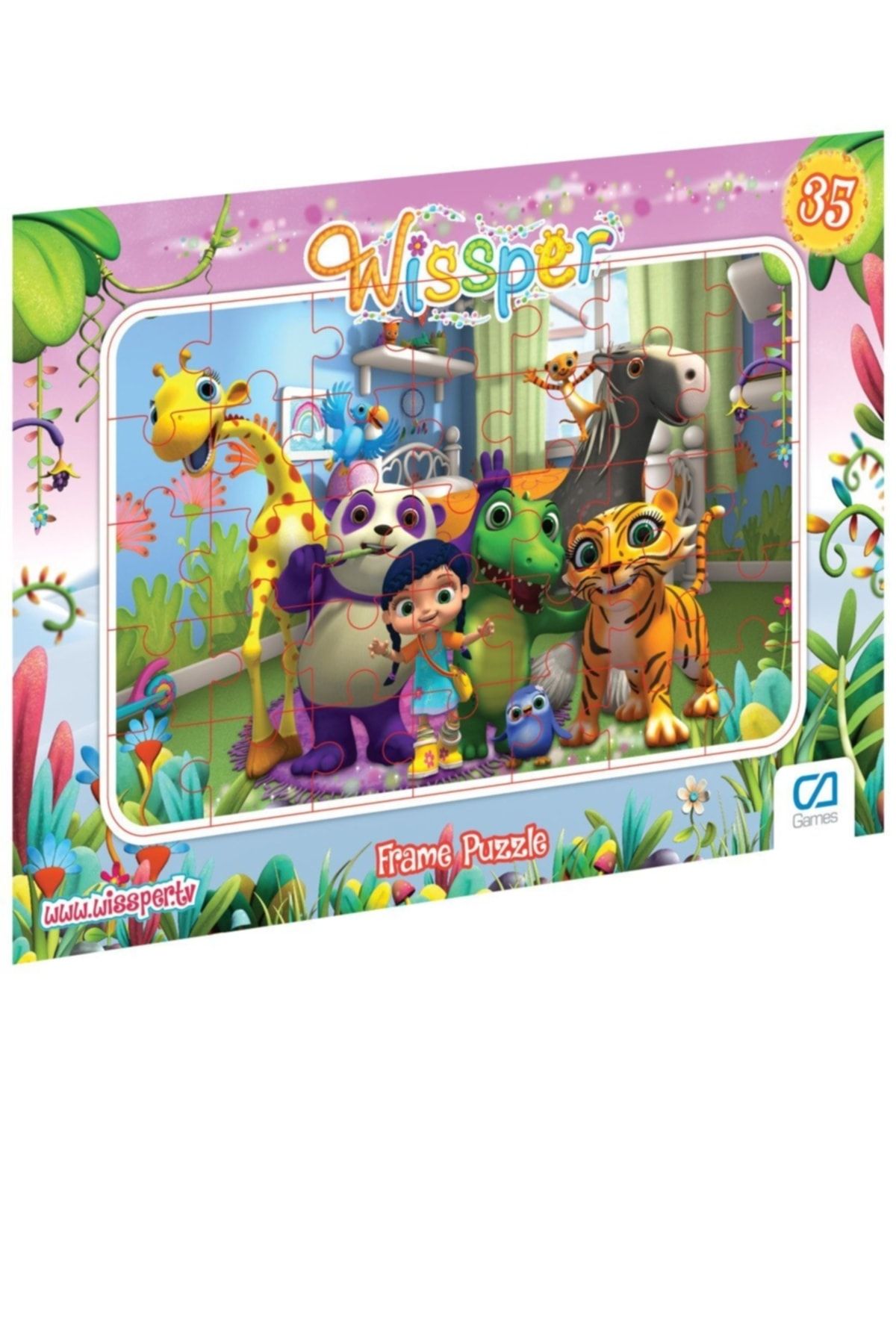 CA Games-Wissper Frame Puzzle 35 Piece Puzzle Set of 2 3