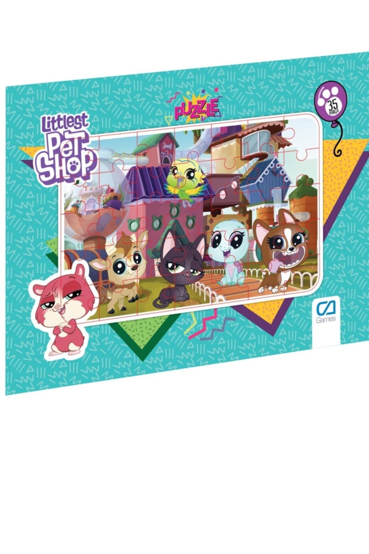 CA Games-Littlest Pet Shop Frame Puzzle 35 Piece Puzzle Set of 2 3