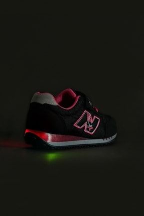 Siyah - Çocuk Spor Ayakkabı Cırtlı Ve Bağcıklı Günlük Rahat Sneaker PRA-5639517-349122