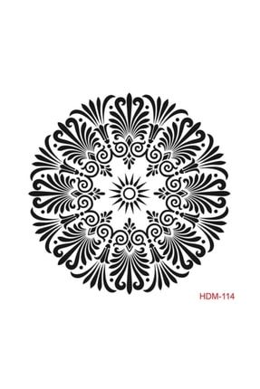 Mandala Stencil (şablon) 25x25 Cm HDM-114