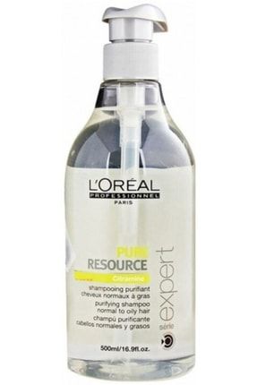 Serie Expert Pure Resource Yağlı Saçlar Için Arındırıcı Şampuan 500 ml 3474636505638ZA