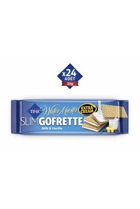 Wafer Slim Gofrette Extra Cream Sütlü & Vanilya Kremalı Gofret 32g X 24 Adet TYC00380246405