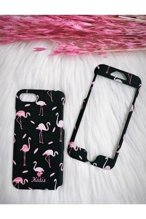 Iphone 7-8-se 2020 Uyumlu Orijinal Kutis 360 Ön Arka Full Korumalı Flamingo Desenli Kılıf 21I78SE360KTSBYZ01