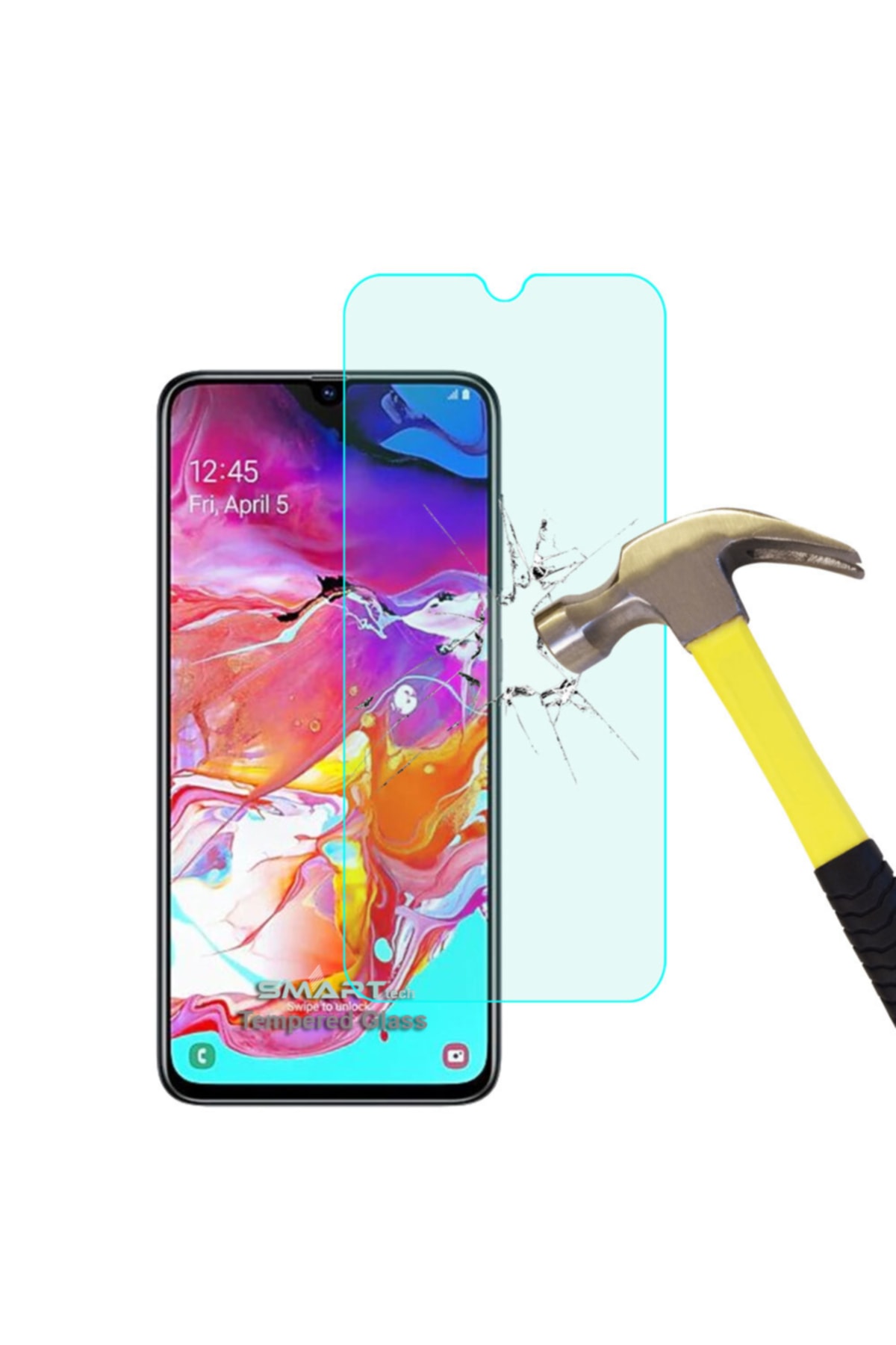 Samsung Galaxy A70 Temperli Kırılmaz Cam Ekran Koruyucu