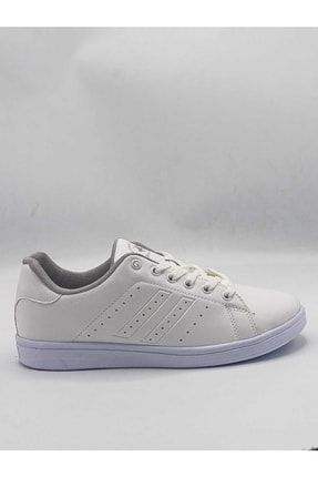 Erkek Beyaz Sneaker Yürüyüş Ayakkabısı 10082 iskpc10082