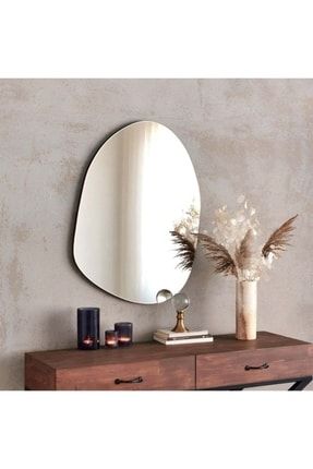 California 75*55 Asymmetric Mirror Konsol Dresuar Antre Salon Dekor Ayna CALİFORNİA-AYNA