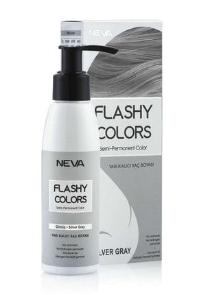 Flashy Colors Yarı Kalıcı Saç Boyası Gümüş 100 ml 8698636612784