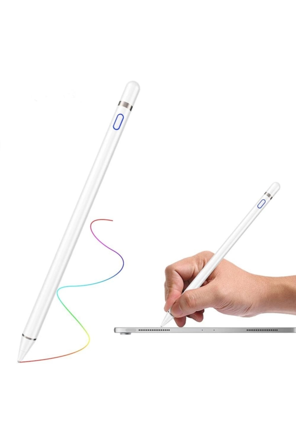 m.tk moveteck Samsung Galaxy Tab S7 Fe Lte Uyumlu Stylus Pen Aktif Kapasitif Dokunmatik Tablet Kalemi