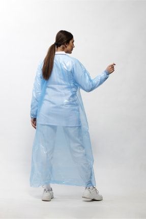 Tek Kullanımlık Elbise / Önlük 50’li Kutu Mavi Veteriner Doğum - Üretim - Laboratuvar Elbisesi RV840