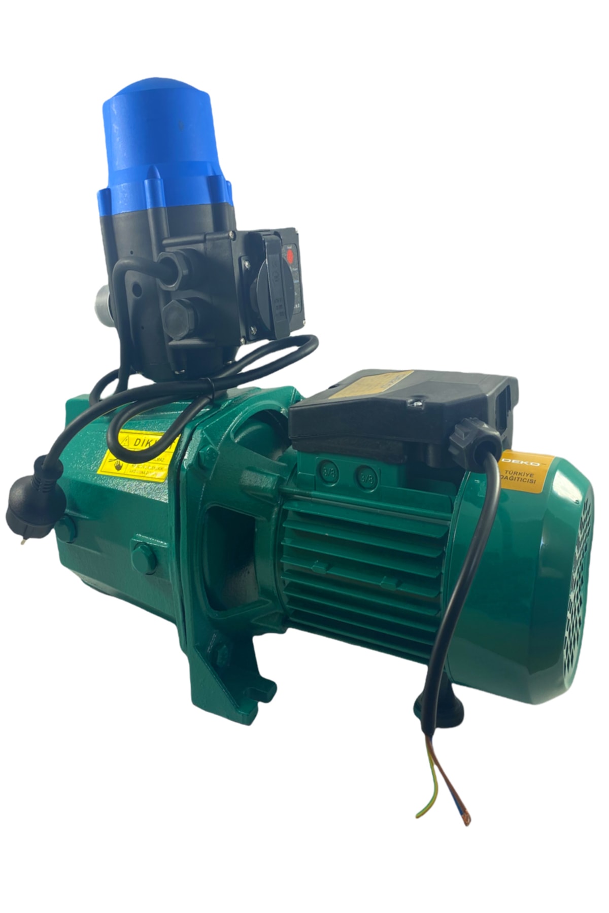 DEKO Turkey Metal Paslanmaz Jetmax Motorlu Otomatik Sistem Paket Hidrofor 1 Hp Tak Çalıştır Set
