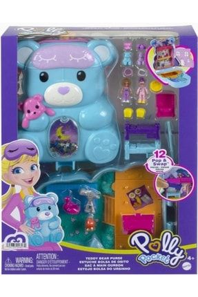 Polly Pocket Çanta Olabilen Micro Oyun Seti Oyuncak Ayı Çantası Orijinal Polly Pocket Gkj63-gxc95 72827918283