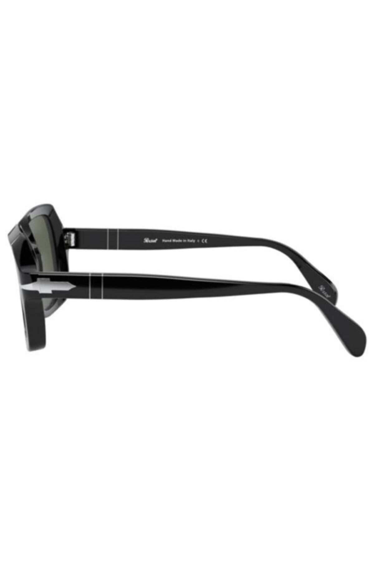 عینک آفتابی مشکی زنانه سیاه Po0581s 95 31. اورجینال Persol