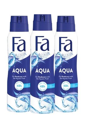 Aqua Deodorant 150 ml x 3 Adet SET.HNKL.398