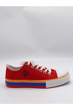 Mp Unisex Kırmızı Keten Ayakkabı Sneaker isk221-2552kırmızı
