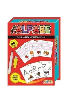 Zekice Alfabe Harfler Eğitici Aktivite Oyun Kartları alfabex