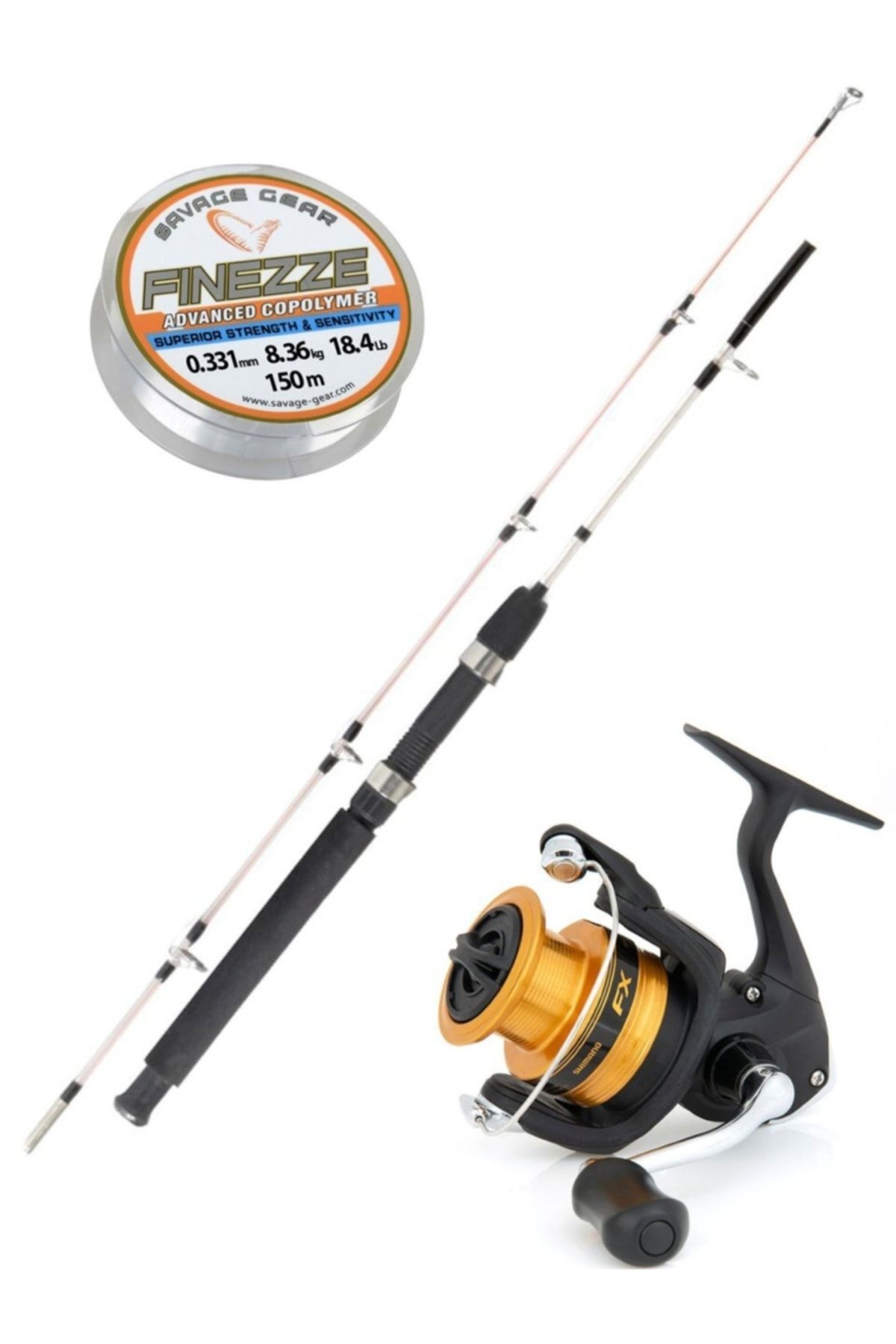 ست چوب ماهیگیری FX 3000 مجموعه بوت 180 سانتی متر shimano