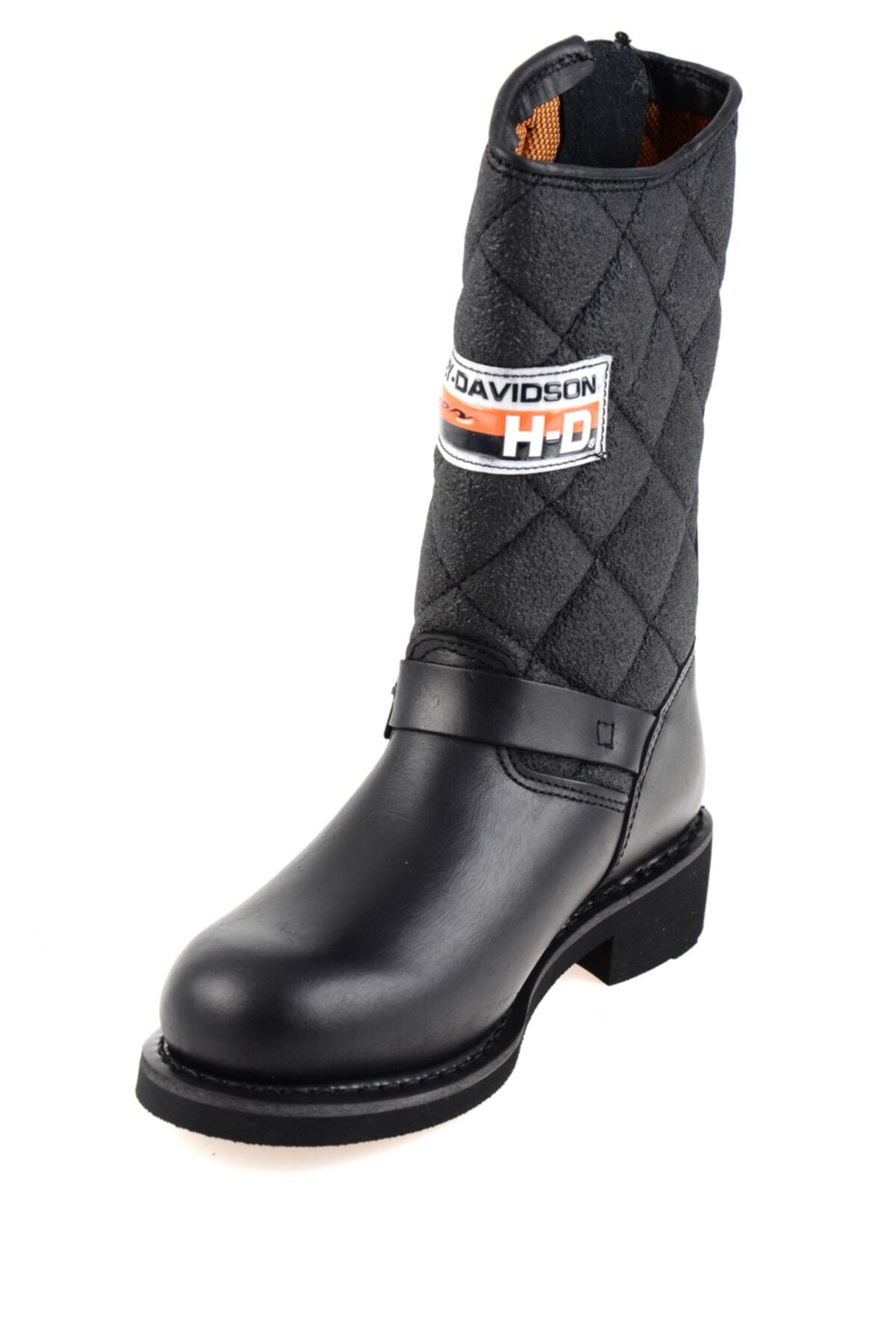 Harley Davidson-Laconia Μαύρα Δερμάτινα Γυναικεία Μποτάκια 5