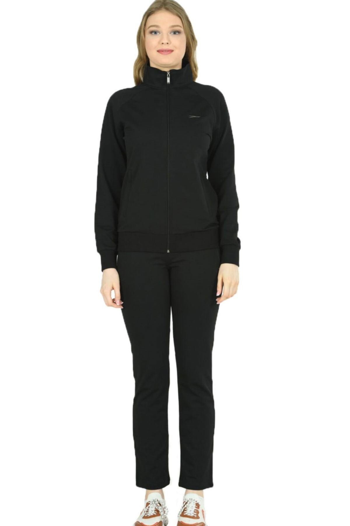 TRENDH LL Trend Hill Black Women s Turtleneck Full Length Zippered
