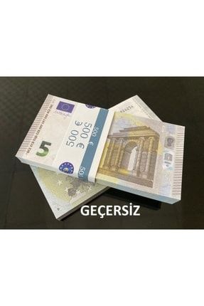 Yeni 100 Adet Euro 5 Euro Geçersiz Para Eğlence Parası 5 EURO 100 ADET