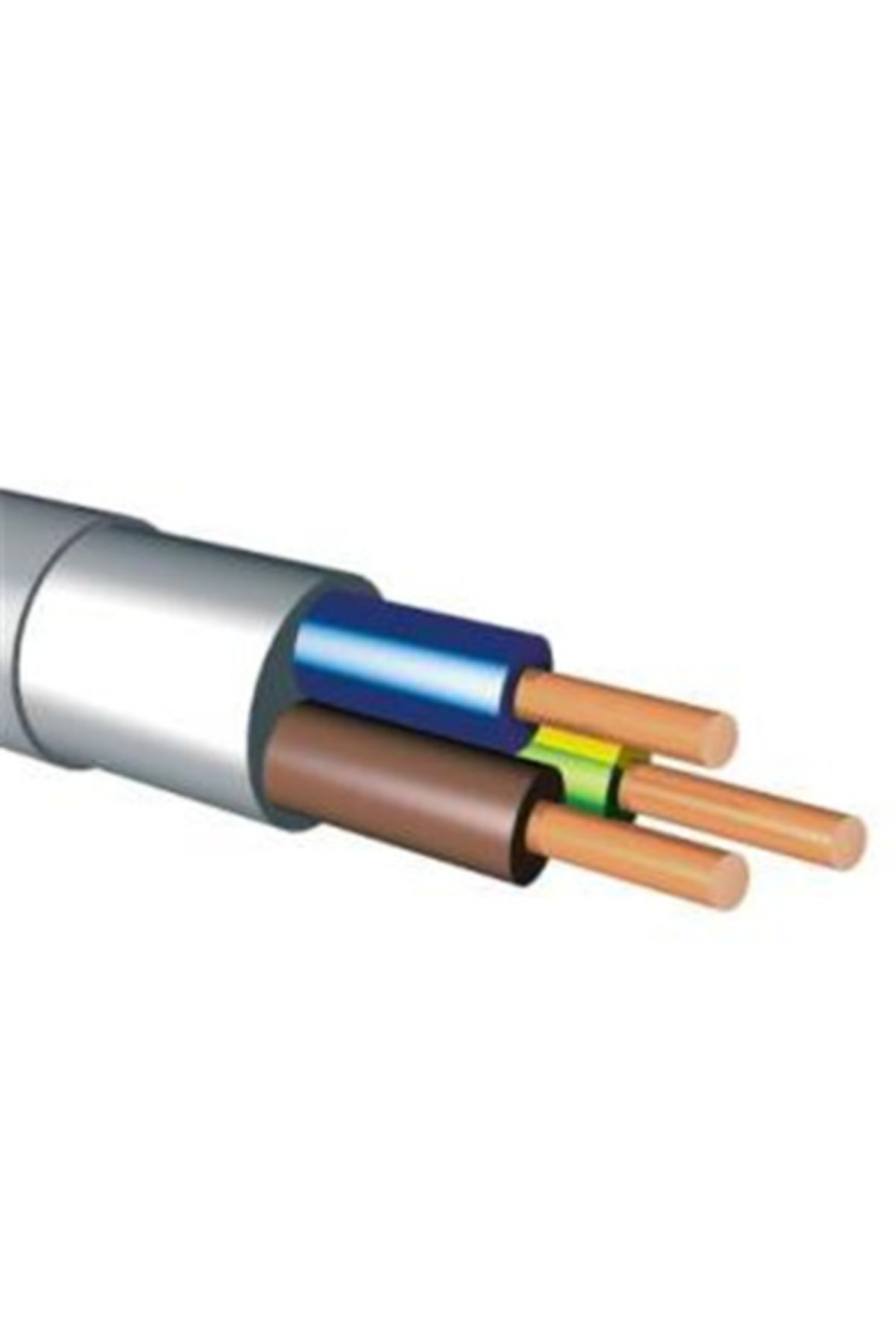 Genel Markalar Kablo 3x1.5 Nym (antigron) Kablo - 100 Metre