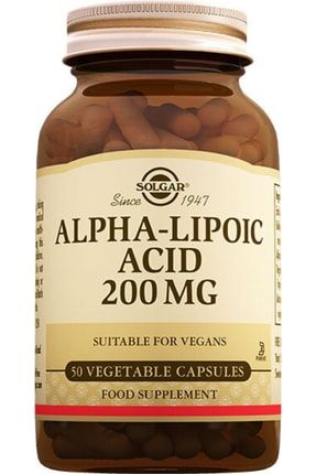 Alpha Lipoic Acid 200 Mg 50 Kapsul (alfa Lipoik Asid) hizligelgicom0010001111