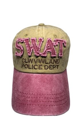 Unisex Swat Hardal Pamuklu Eskitme Kep Şapka SWT-1254