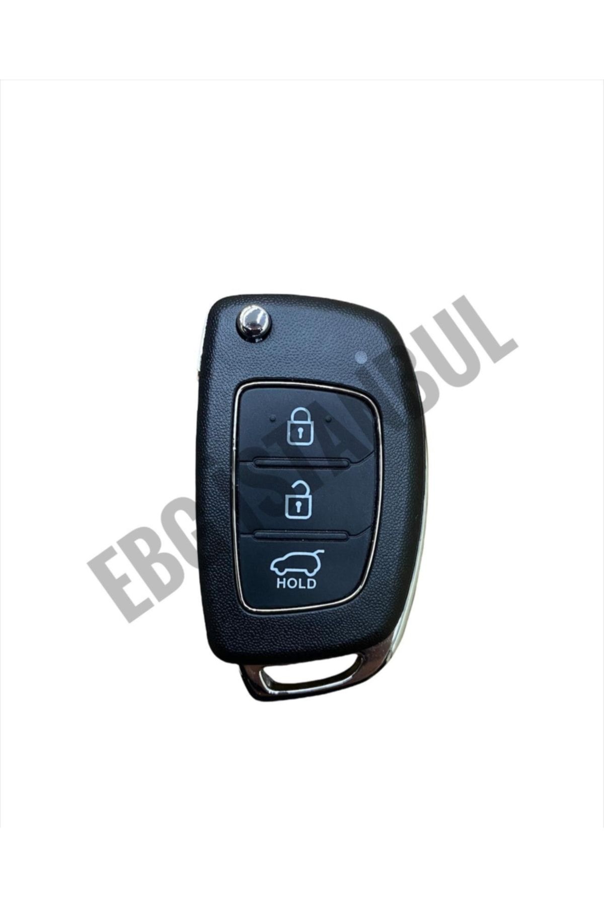 EBG İSTANBUL Hyundai Accent Blue - I20 - I30 - Ix35 Sustalı Kumanda Kabı 3 Buton Vidalı Logolu 2023