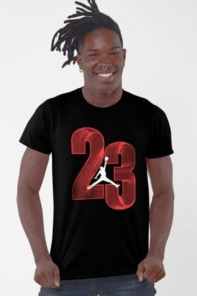 Yirmi Üç Siyah Kısa Kollu Erkek T-shirt 1M1BM463AS