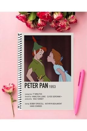 Peter Pan Defter 1 Adet Özel Tasarım A4 Boyutu 21*29 Cm Telli Çizgisiz Büyük Boy defter bulweiser.A4.567