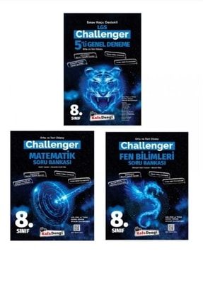 Kafadengi 8.sınıf Challenger Soru Bankası Seti Ve Genel 5'li Deneme Set (3 Kitap) TYC00383134323