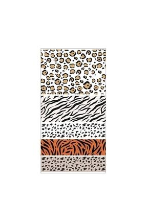 Leopar Zebra Tırnak Dövmesi - Tırnak Tattoo - Nail Art - Tırnak Sticker VA15106