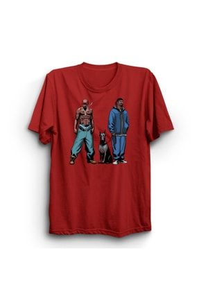 Snoop Dogg -tupac Baskılı T-shirt TYC00382136391