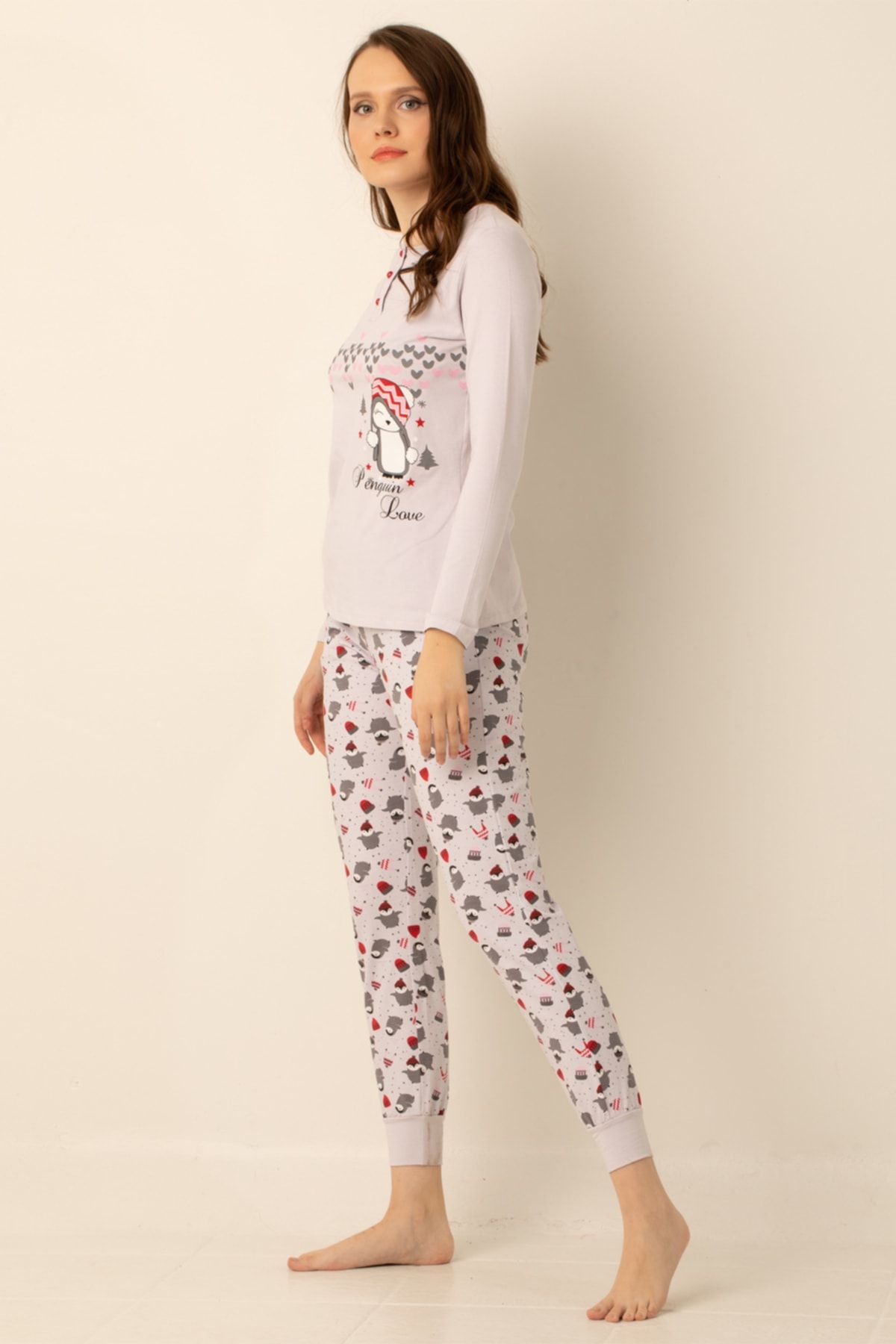 Doremi-Set de pijamale din bumbac pentru femei 3
