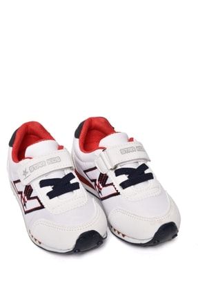 Beyaz - Unisex Işıklı Çocuk Spor Ayakkabı ODS0968