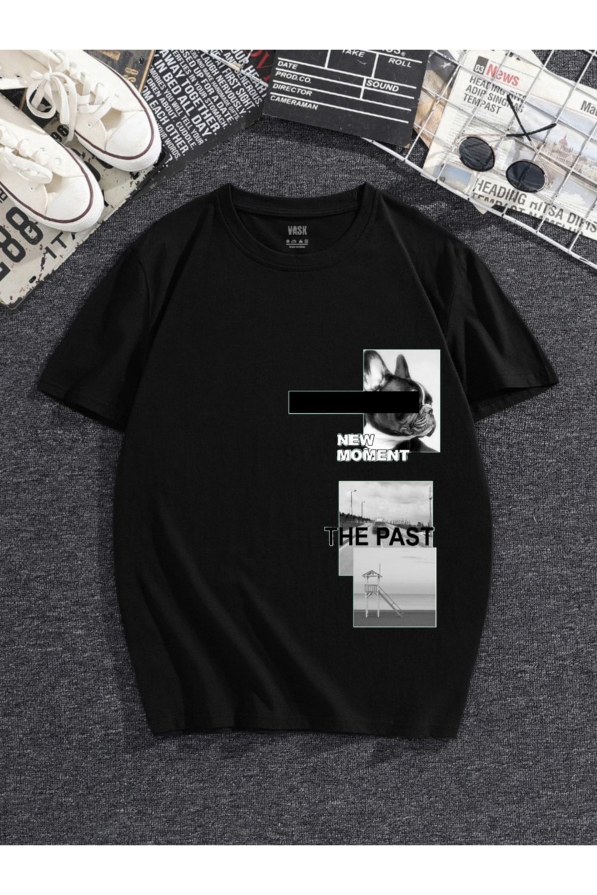MODADEER Unisex The Past Oversize Tshirt