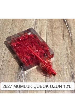 Kına El Mumu Uzun 12li Bordo KINA-MUMU-UZUN-2627-003