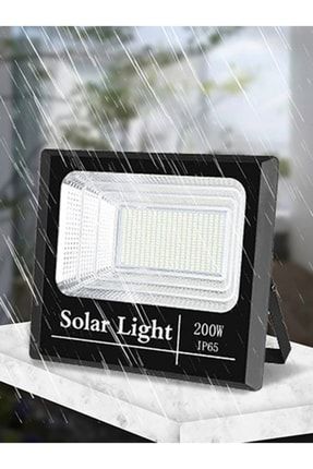 Taşınabilir Kumandalı 200w Solar Led Projektör Beyaz Işık LP20220000YSP200