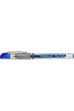 Roller Kalem My-sıgn Jel Bilye Uçlu Imza Kalemi 1.0 Mm Mavi (12 Li Paket) TYC00380392560