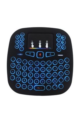 2.4ghz I18 Mini Kablosuz Touch Pad Işıklı Klavye 2245363435